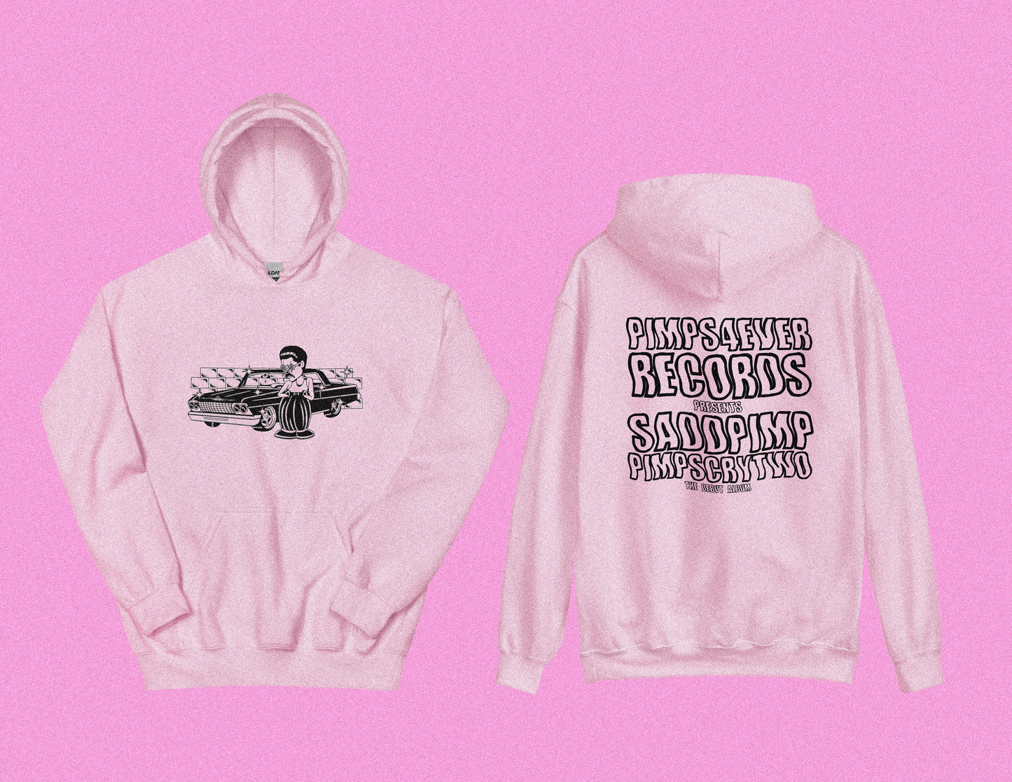 THE PIMPSCRYTWO ALBUM PROMO HOODIE